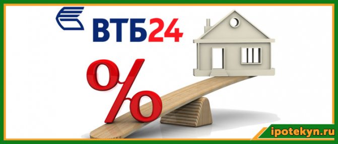 Проценты по ипотеке в ВТБ 24