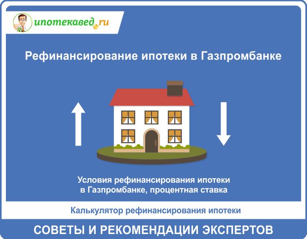 Рефинансирование ипотеки в Газпромбанке